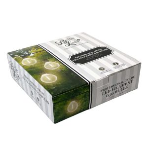 G50 Bulbs Single Filament Warm White for commercial bistro lighting