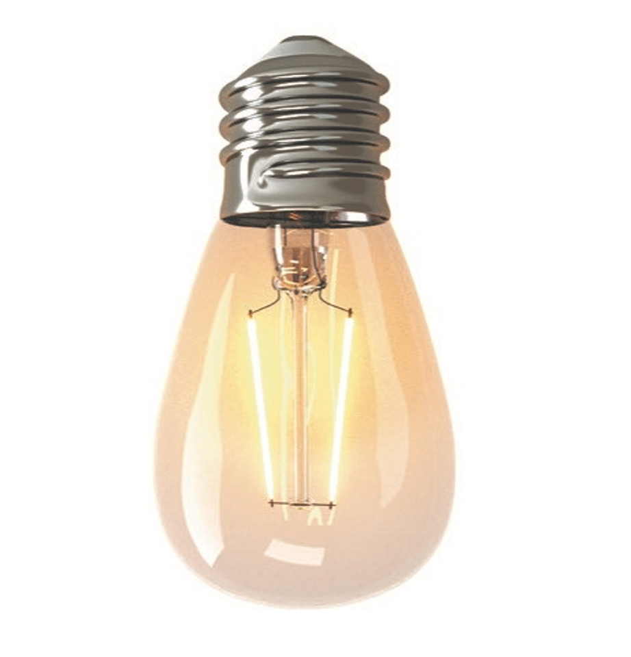 S14 Bulbs Double Filament Warm White E26 vintage style lighting NEI Distributors North Reading MA.